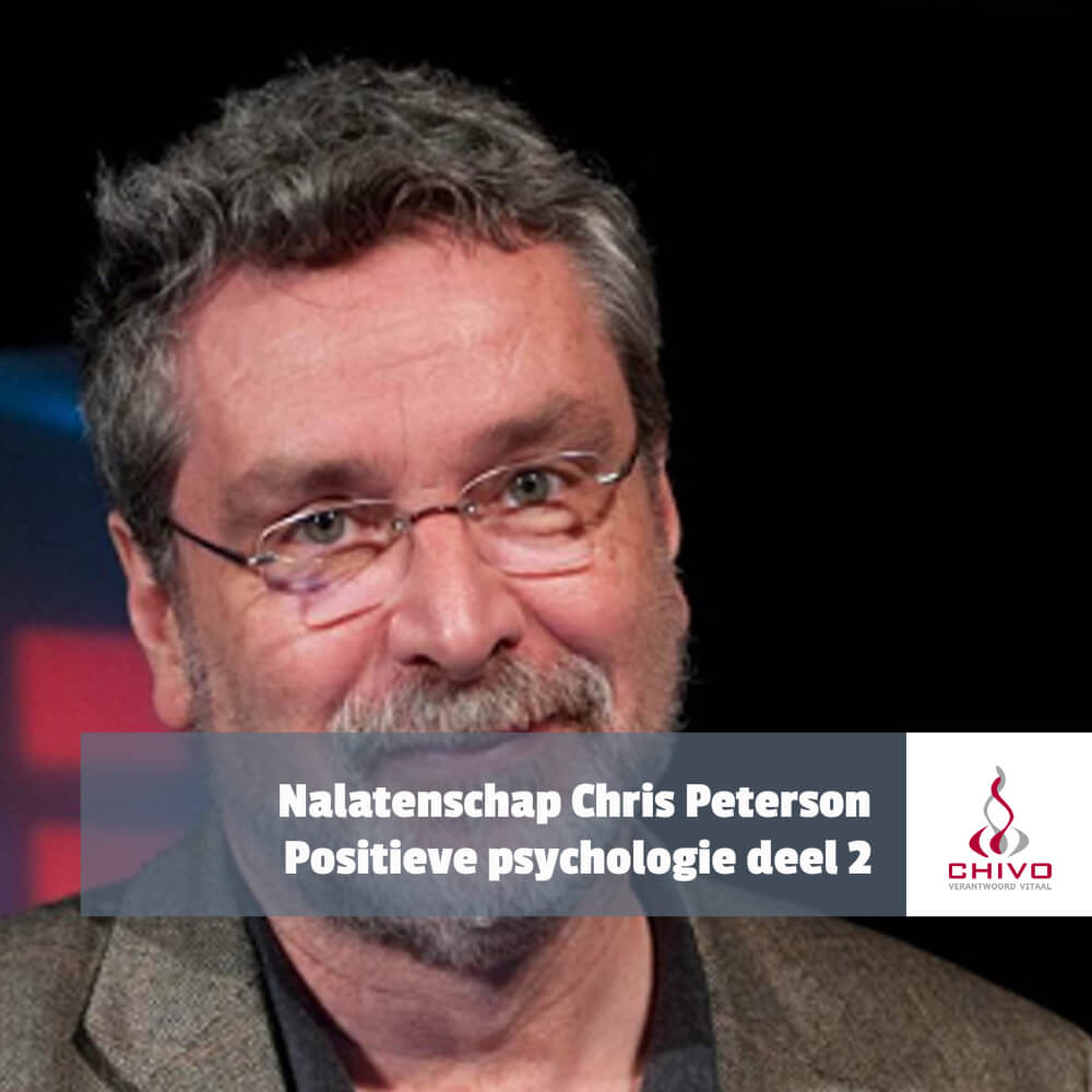 De wijlen dr. Chris Peterson, een van de grondleggers van de positieve psychologie