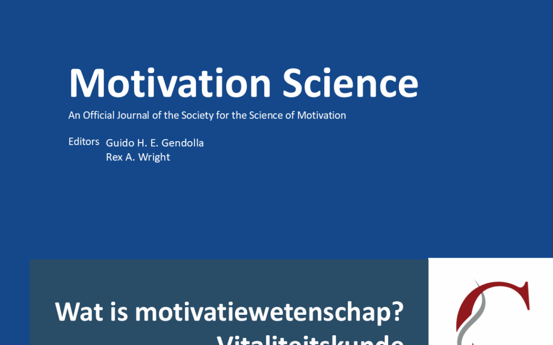 Wat is motivatiewetenschap?
