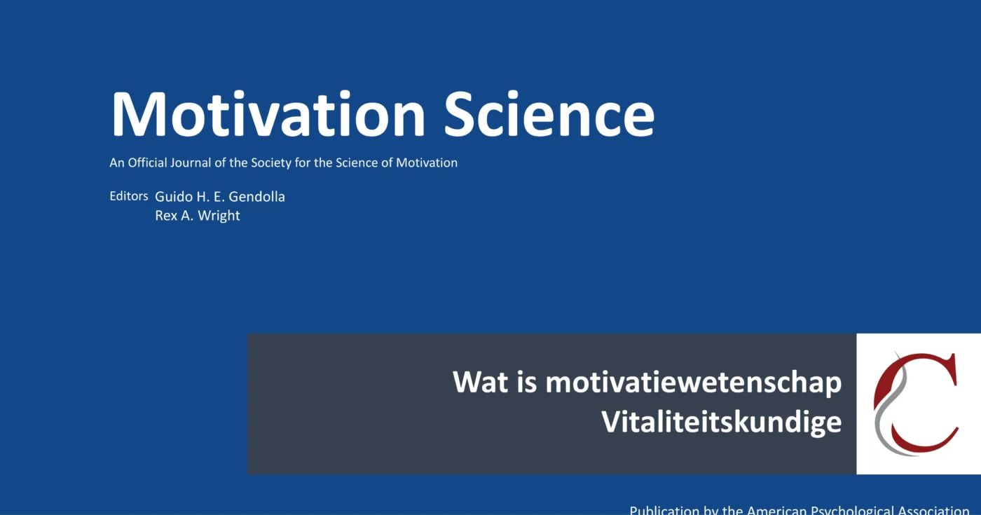 Wat is motivatiewetenschap?