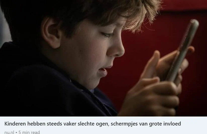 Bijziendheid kinderen neemt al decennia toe