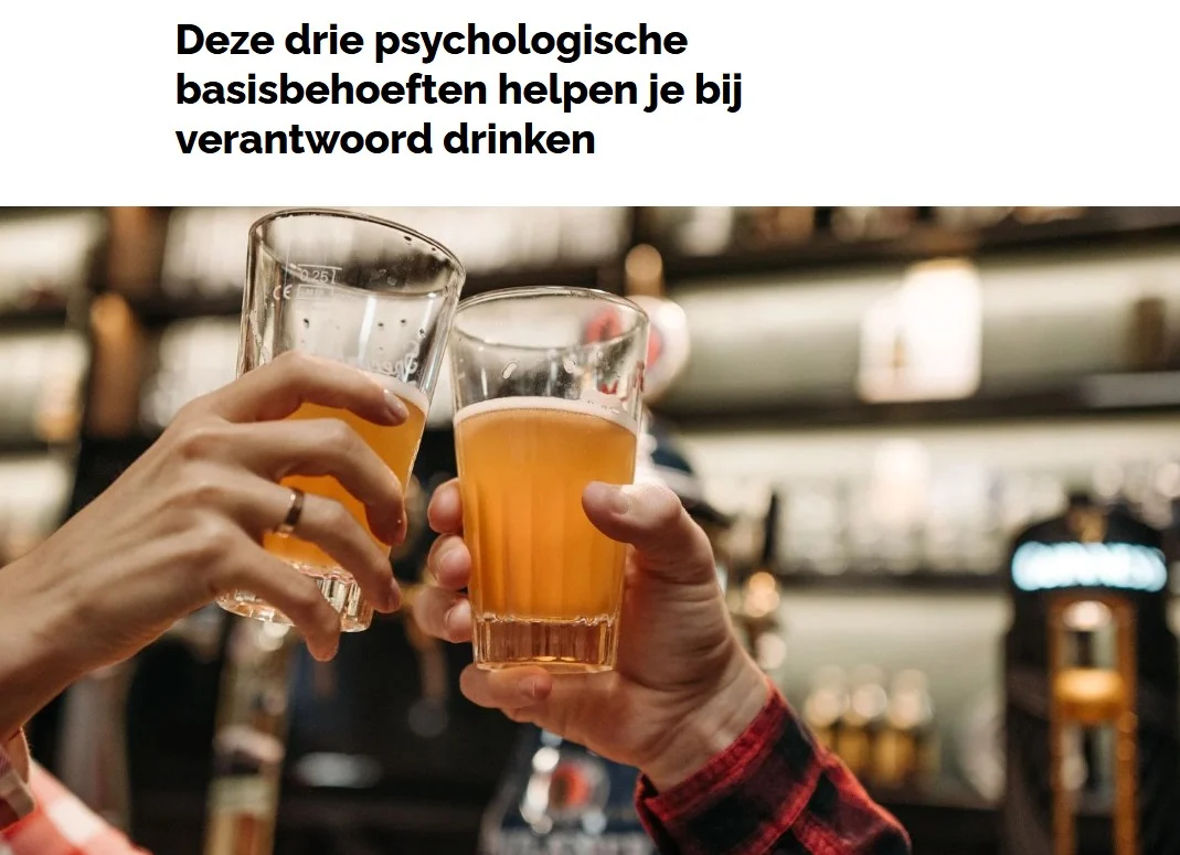 Psychologische basisbehoeften en alcohol