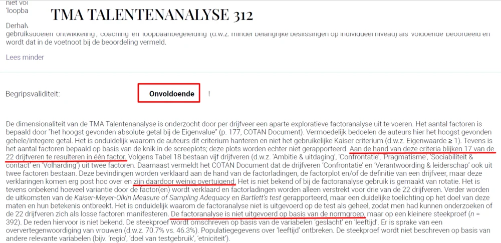 TMA is ouderwets en onlogisch
