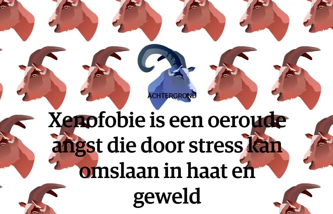 Xenofobie is oeroude angst