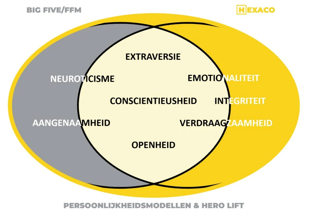 Big Five of HEXACO - Wat kies je?